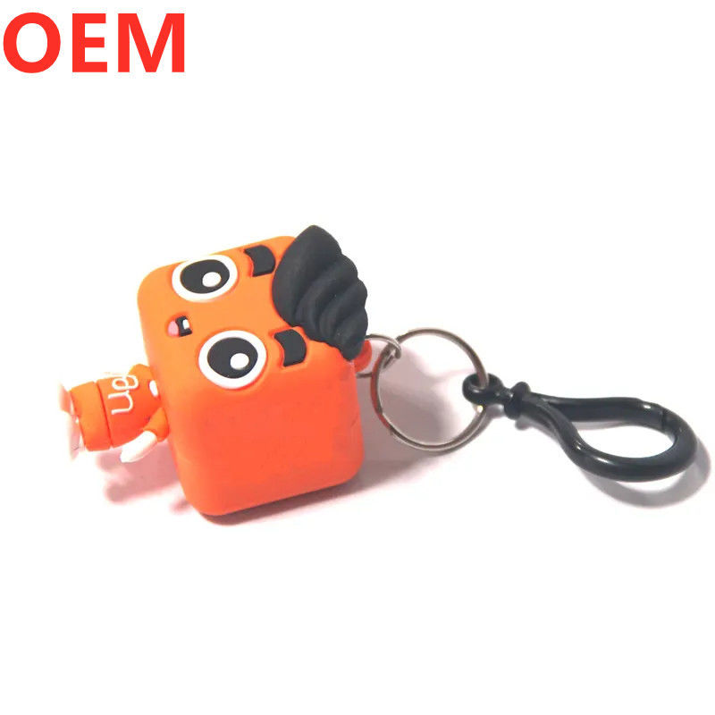 Op maat gemaakte 3d plastic creatieve cartoon sleutelsleutelring sleutelsleutelhanger OEM fabriek Groothandel plastic cartoon sleutelsleutelhanger