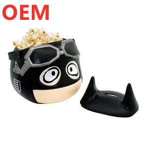 Fabriek Aanpassen 3d Plastic Popcorn Bucket OEM Design Cartoon 3d Popcorn Bucket