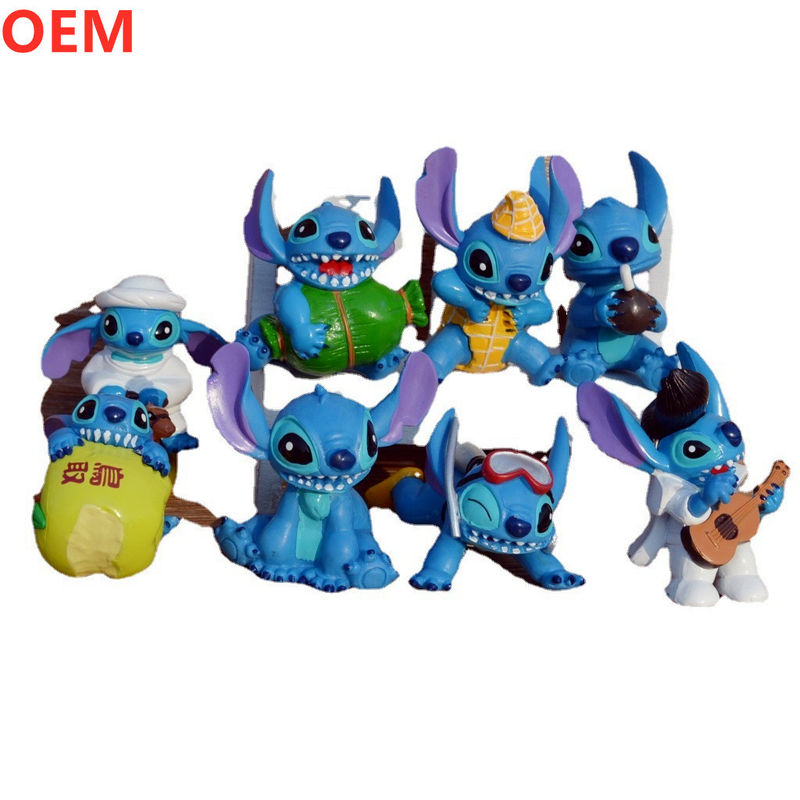OEM fabriek op maat hoge kwaliteit 3D-plastic stripfiguren, PVC cartoon figuur speelgoed