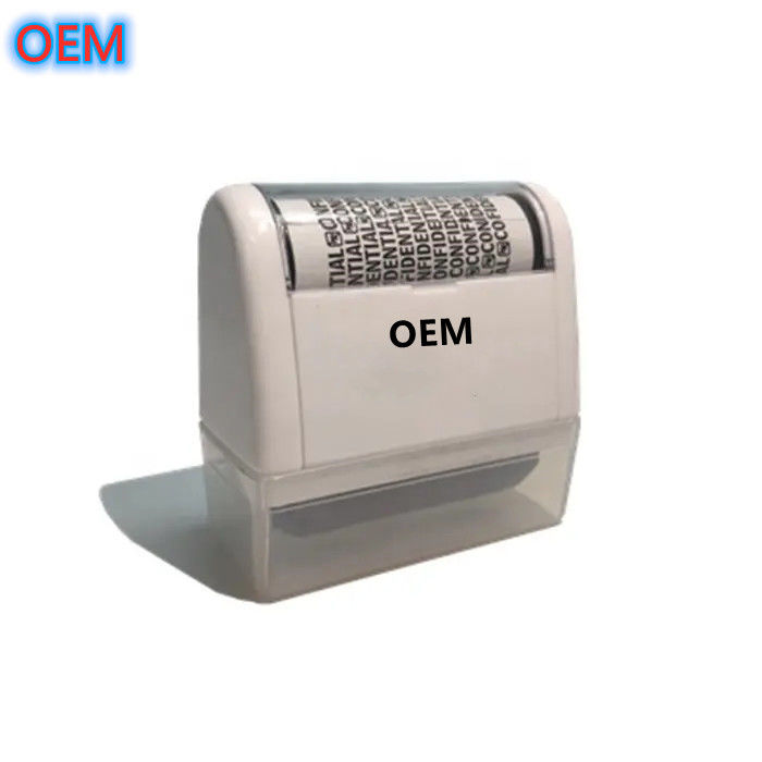 Custom Office ID Guard Pre-Inked Roller Stamp OEM Design Identiteit Diefstal Bescherming Roller Stamp