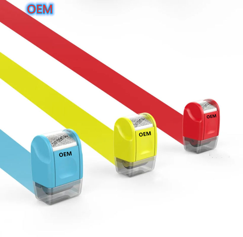 Custom Office ID Guard Pre-Inked Roller Stamp OEM Design Identiteit Diefstal Bescherming Roller Stamp