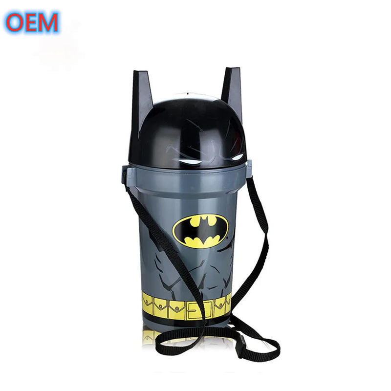 Cartoon Popcorn Bucket Aanpassing, OEM Design Hoogwaardige Plastic Popcorn Bucket