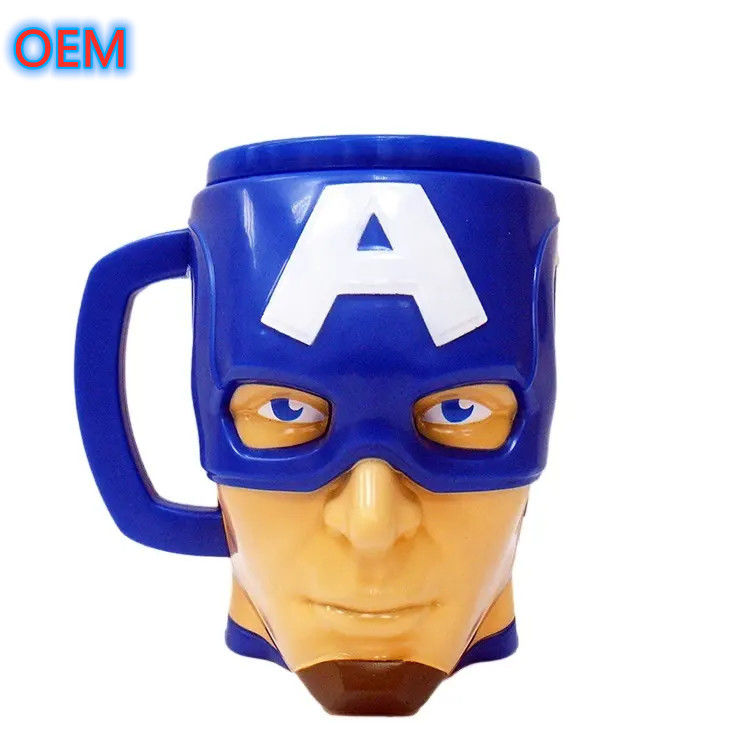 3d cartoon herbruikbare popcorn emmers Customization OEM design Plastic container Popcorn emmers