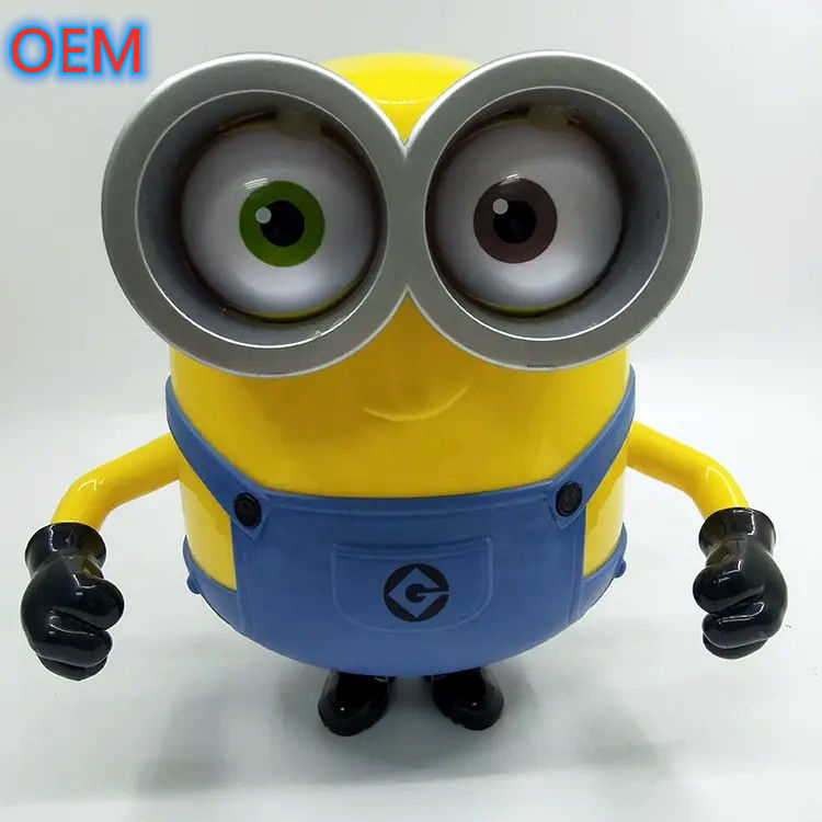 3d cartoon herbruikbare popcorn emmers Customization OEM design Plastic container Popcorn emmers