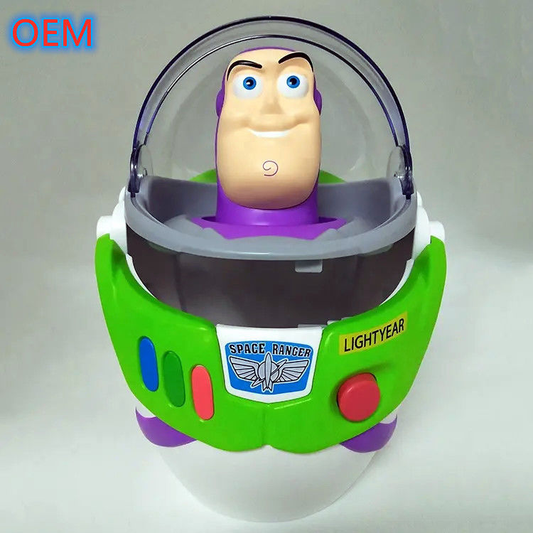 3d cartoon herbruikbare popcorn emmers Customization OEM design Plastic container Popcorn emmers