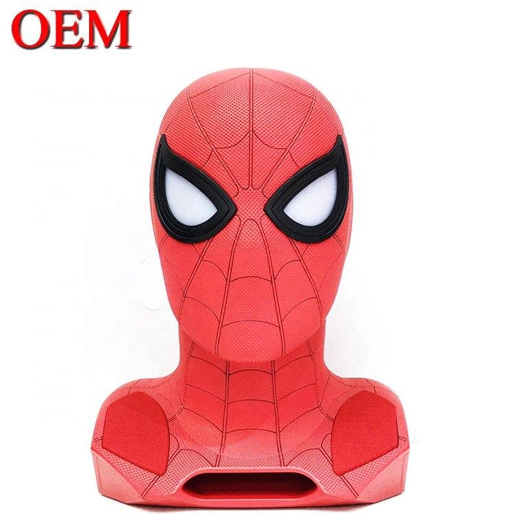 Op maat gemaakte filmster Spiderman Plastic Popcorn Container Bucket met deksel