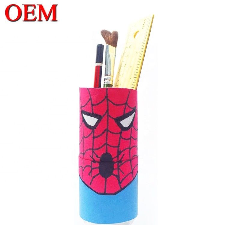 Op maat gemaakte filmster Spiderman Plastic Popcorn Container Bucket met deksel