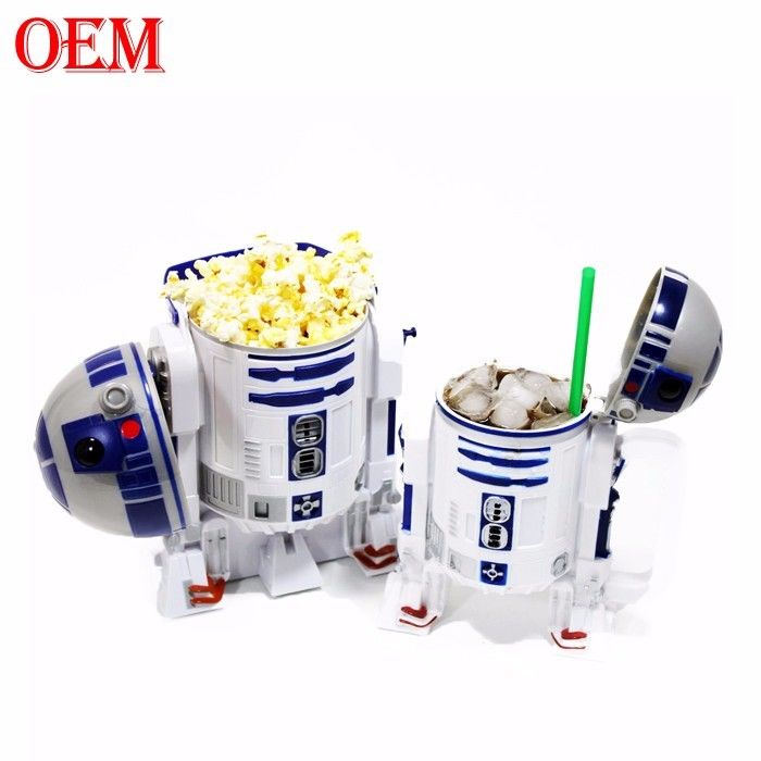 Op maat gedrukt filmster Plastic popcorn container emmer met deksel