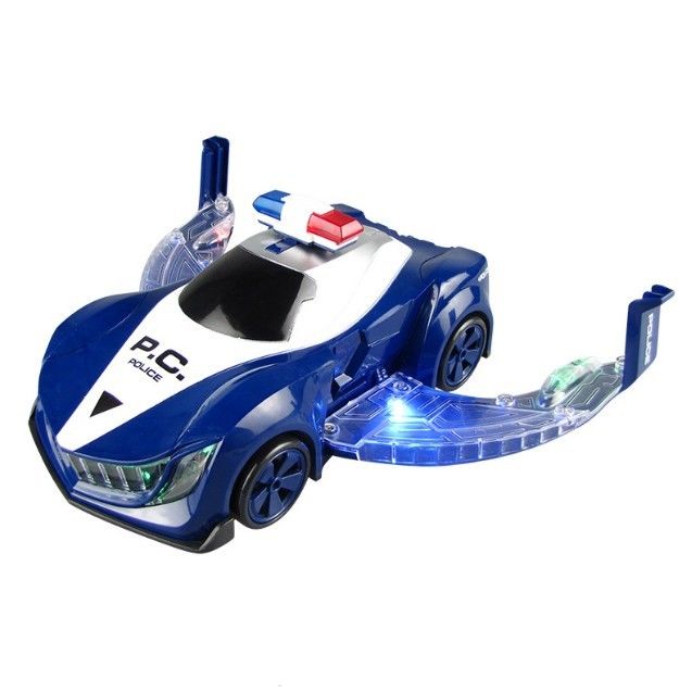 360-rotatie elektrische politieauto LED-muziek kinderen educatief speelgoed kinderen cadeau verjaardagscadeau