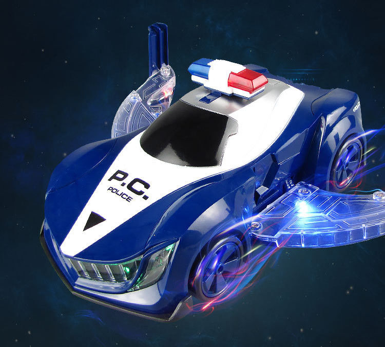 360-rotatie elektrische politieauto LED-muziek kinderen educatief speelgoed kinderen cadeau verjaardagscadeau