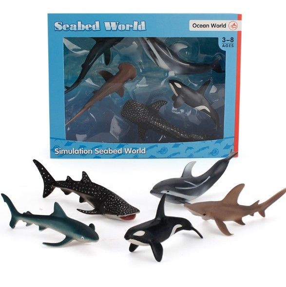 OEM fabriek op maat Simulatie Zeeleven Dieren Model Kit Actie Figuren Miniatuur Onderwijs