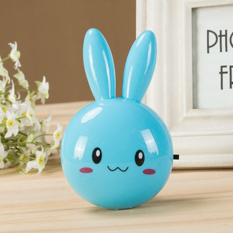 Speelgoedfabrikant aangepaste LED Rabbit Night Lamp Schakelaar ON/OFF Wandlicht Bedlamp