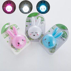 Speelgoedfabrikant aangepaste LED Rabbit Night Lamp Schakelaar ON/OFF Wandlicht Bedlamp