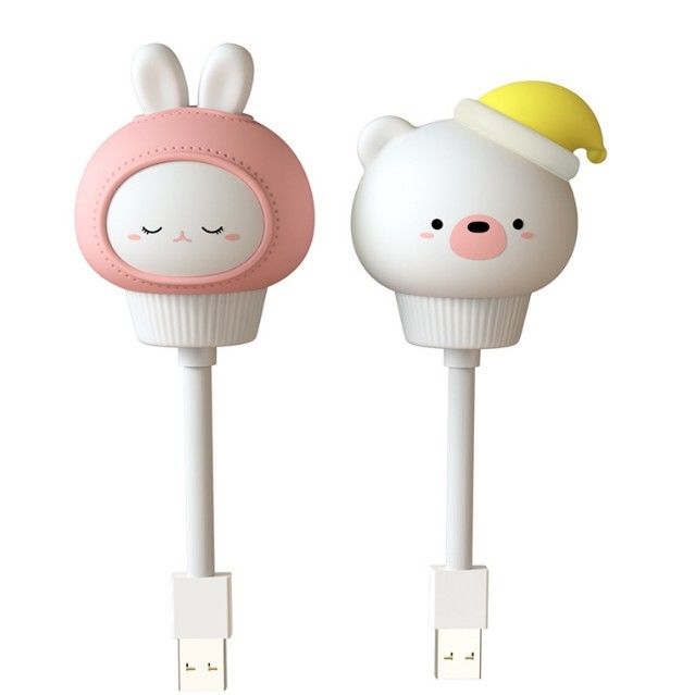 Fabrieksop maat speelgoedlamp PVC vinyl LED verlichting speelgoed schattig cartoon USB nachtlichten