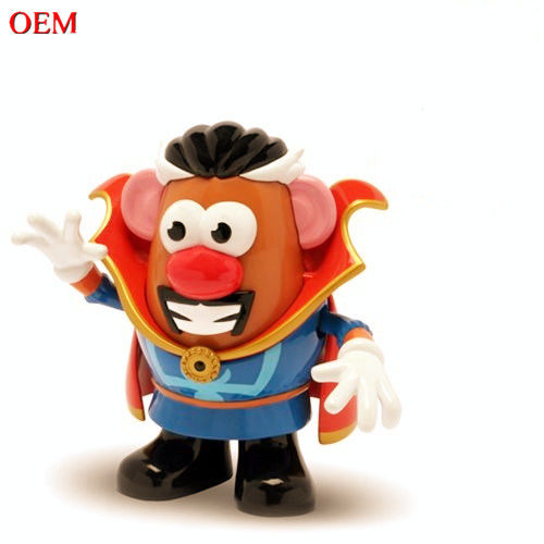 Speelgoedproductie maatwerk speelgoedontwerp OEM PVC Film Figuur Aardappelkop 3D Speelgoed maatwerk action figure