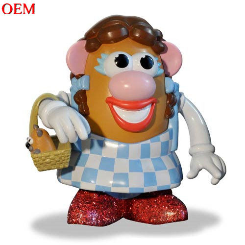 Speelgoedproductie maatwerk speelgoedontwerp OEM PVC Film Figuur Aardappelkop 3D Speelgoed maatwerk action figure