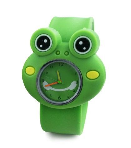 Digitaal horloge schattig kikker klap 3D cartoon dier jongens meisjes cadeautjes kwarts polshorloges uurwerk