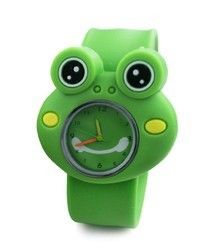 Digitaal horloge schattig kikker klap 3D cartoon dier jongens meisjes cadeautjes kwarts polshorloges uurwerk