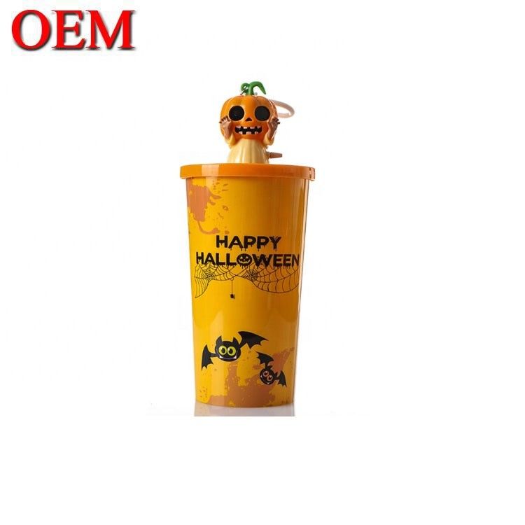 OEM 3D Collectieve Designer Speelgoed Custom Je eigen Plastic Cup 3D Cartoon Drink Cup