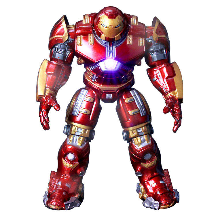 Custom Hero Man Joints Verplaatsbare Poppen Merk Met LED Licht PVC Action Figure Toy