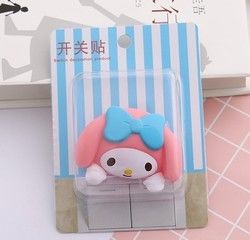 Kt Cat Cartoon Schakelaar Cover Kamer Decor 3D On-Off Schakelaar Sticker Schakelaar Outlet Wandsticker