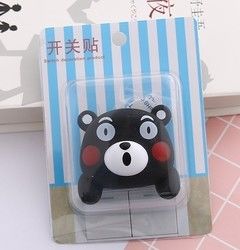 Kt Cat Cartoon Schakelaar Cover Kamer Decor 3D On-Off Schakelaar Sticker Schakelaar Outlet Wandsticker