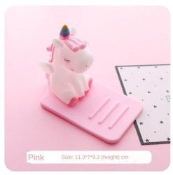 Cartoon Silicone Lazy Mobile Phone Holder Eenhoorn Autodesktop Multifunctioneel Verstelbaar Beugel Niet-glijstaande