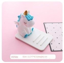 Cartoon Silicone Lazy Mobile Phone Holder Eenhoorn Autodesktop Multifunctioneel Verstelbaar Beugel Niet-glijstaande