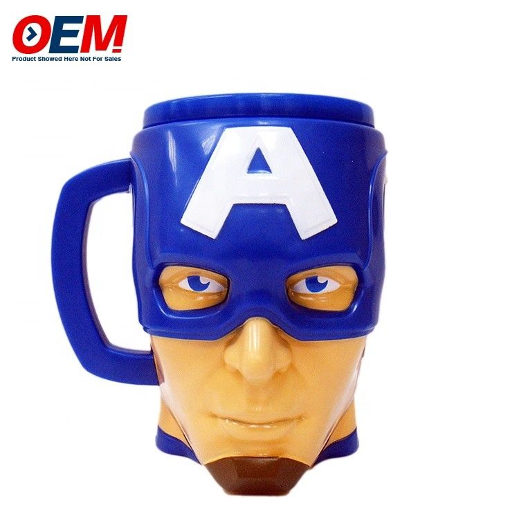 Fabriek OEM 3D Mug Cup Plastic Disni Cup Leverancier maat cartoon figuur cup speelgoed