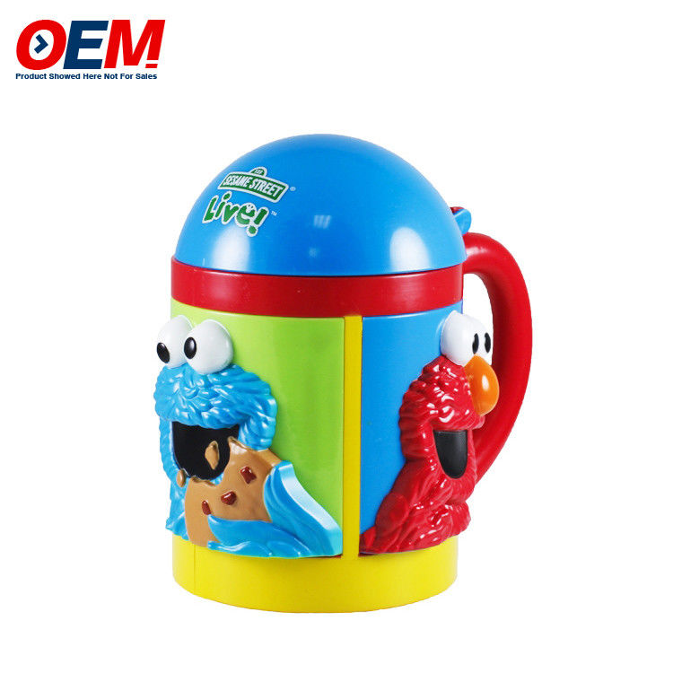 Fabriek OEM 3D Mug Cup Plastic Disni Cup Leverancier maat cartoon figuur cup speelgoed