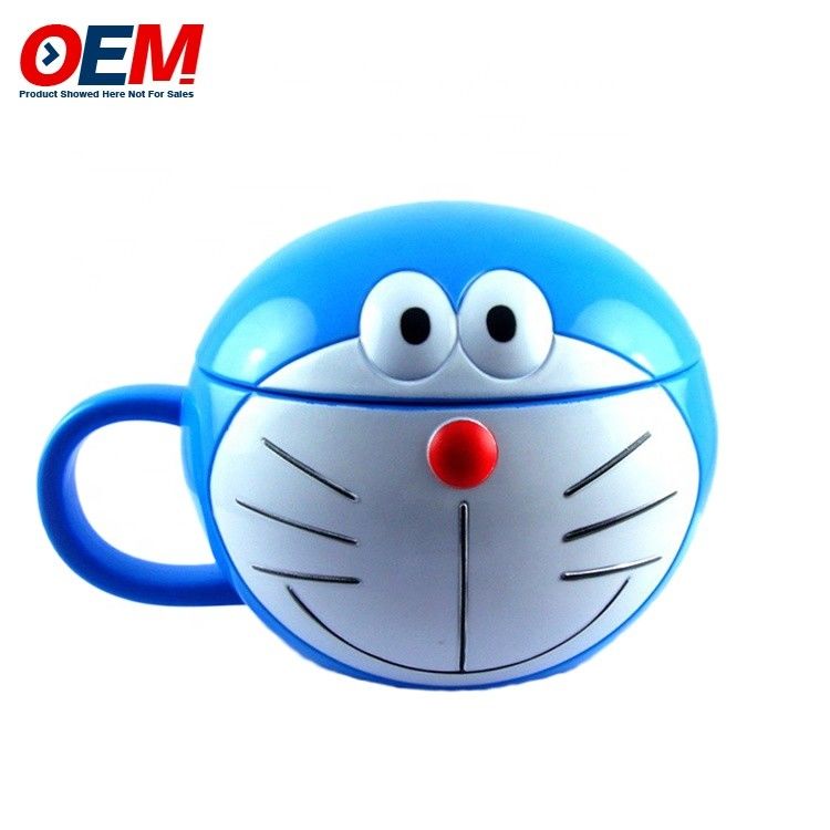 Fabriek OEM 3D Mug Cup Plastic Disni Cup Leverancier maat cartoon figuur cup speelgoed