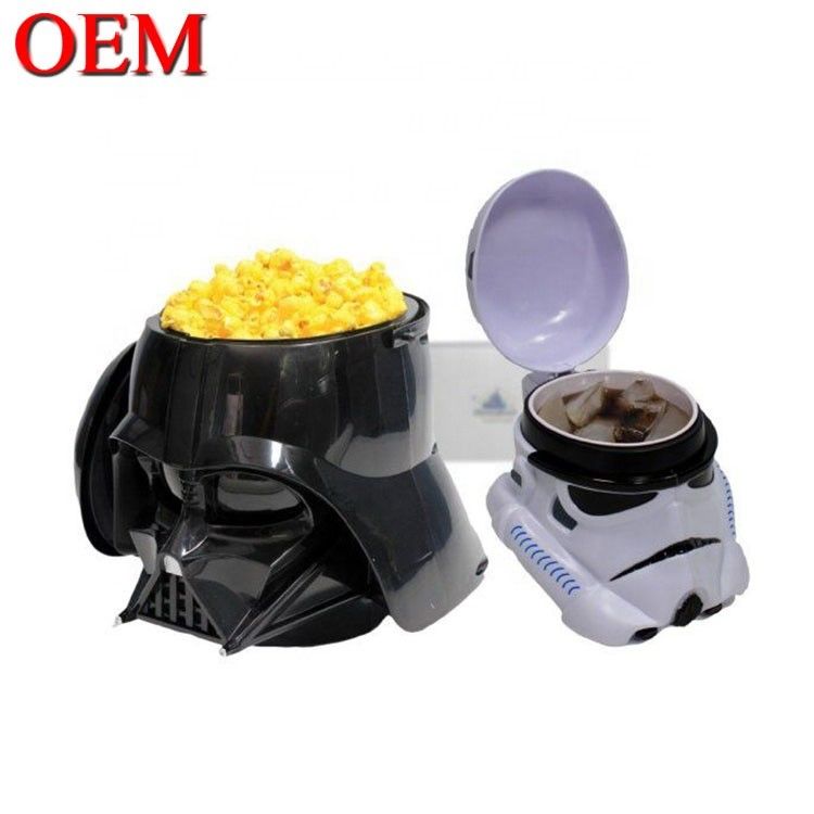Fabriek goedgekeurd FAMA maatwerk Plastic Popcorn Cup Containers Popcorn Emmers Met Deksels