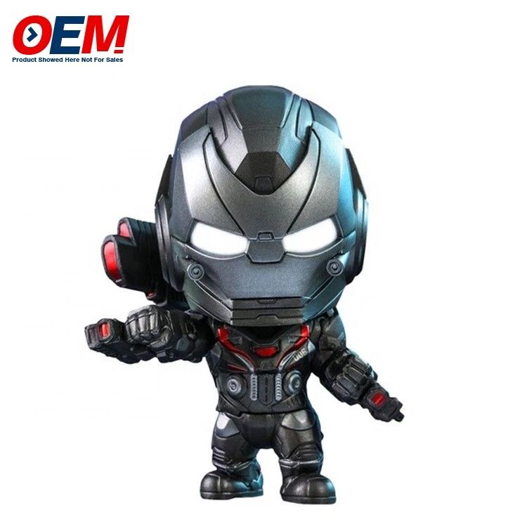 Custom vinyl speelgoed maken 3D LED Cartoon Sleutelhanger Accessoires Plastic Keyring For Bags