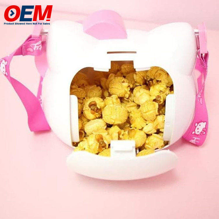 Fabriek maat Hello Kit-ty Popcorn Container Film Bucket 64 oz Plastic Theater