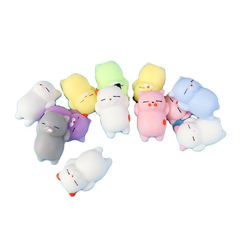 OEM fabriek aangepast Animal Antistress Slimy Squeeze Toys Grappige speelgoed Mini Mochi Squishy speelgoed