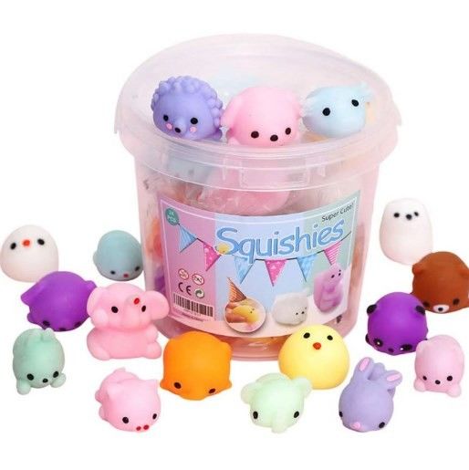 OEM fabriek aangepast Animal Antistress Slimy Squeeze Toys Grappige speelgoed Mini Mochi Squishy speelgoed