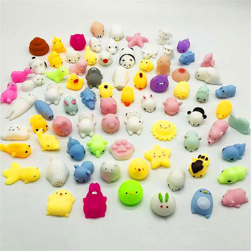 OEM fabriek aangepast Animal Antistress Slimy Squeeze Toys Grappige speelgoed Mini Mochi Squishy speelgoed