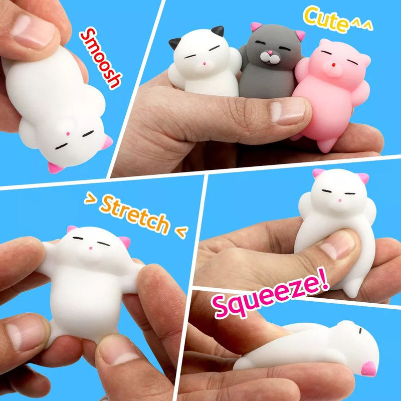 OEM fabriek aangepast Animal Antistress Slimy Squeeze Toys Grappige speelgoed Mini Mochi Squishy speelgoed