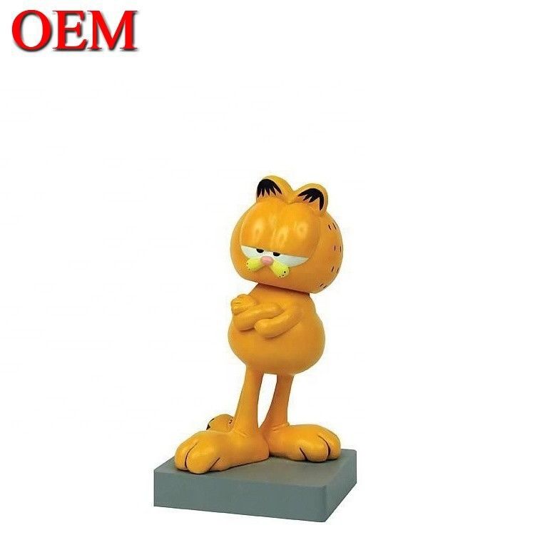 Fabrikant OEM Plastic Lazy Cat Toy Figuur Custom PVC 3D Anime Injection Art Vinyl Toys