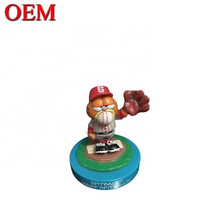 Fabrikant OEM Plastic Lazy Cat Toy Figuur Custom PVC 3D Anime Injection Art Vinyl Toys