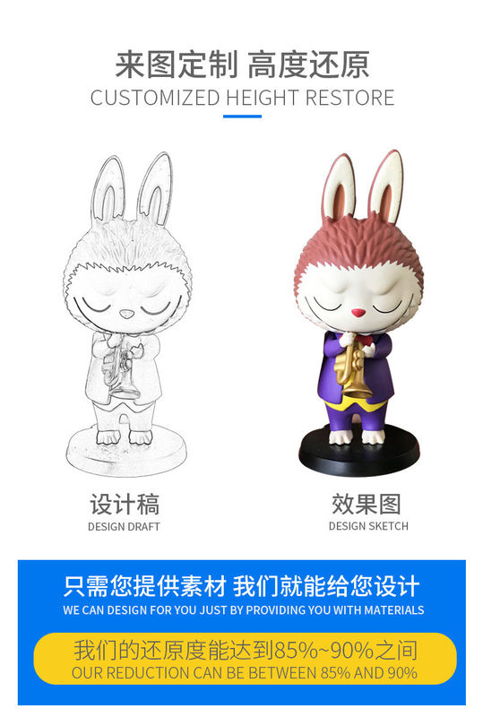 Custom fabrikant Custom Anime Plastic speelgoed Figures 3D Mini Model Toys oem actie figuur