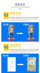 Custom fabrikant Custom Anime Plastic speelgoed Figures 3D Mini Model Toys oem actie figuur
