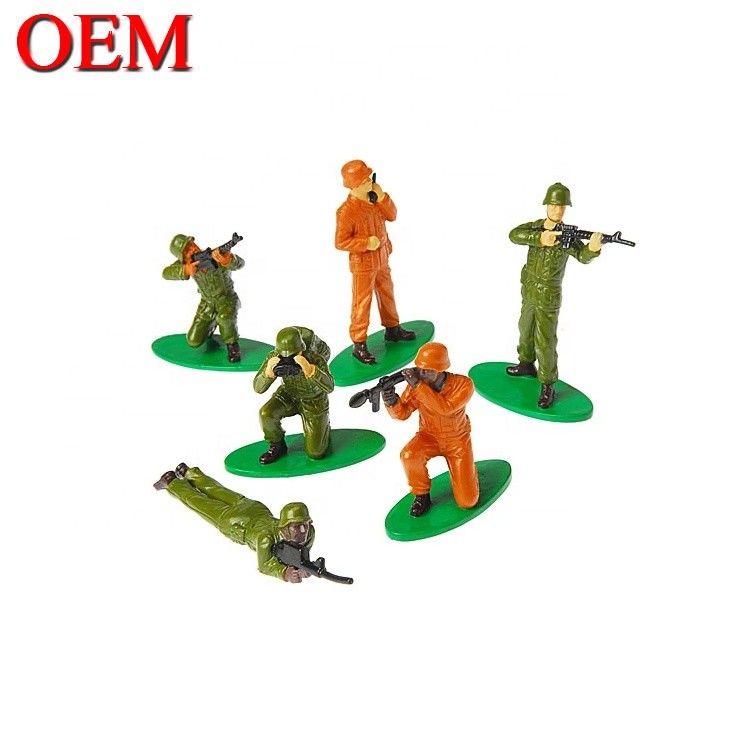 Kleine plastic speelgoedfiguren Miniatuur Soldaten Militair Leger Leger Figuren Set Soldaten