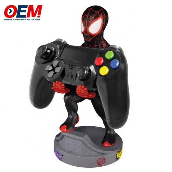 Spidman mobiele telefoonhouder gemaakt bureau kantoor thuis desktop speelgoed OEM pvc telefoonhouder figuur