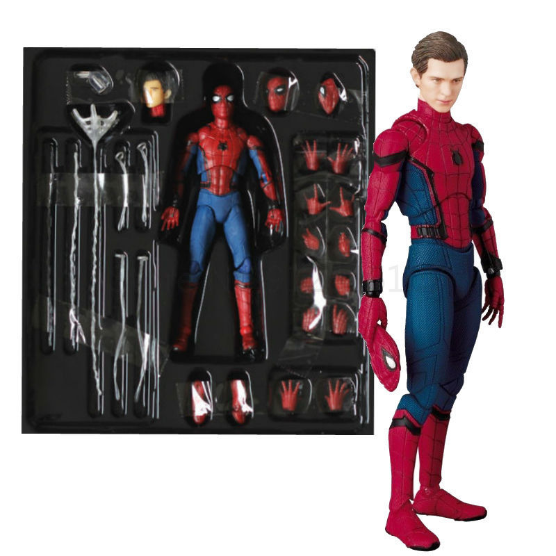 Custom High quality 15cm Spider Man speelgoed Tom Holland PVC Action Figure Spiderman Collectie Speelgoed met doos
