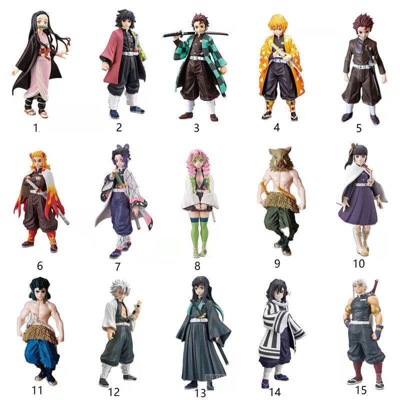 OEM Demon Slayer Character Model Decoratie Collectie Speelgoed Custom Action Figures