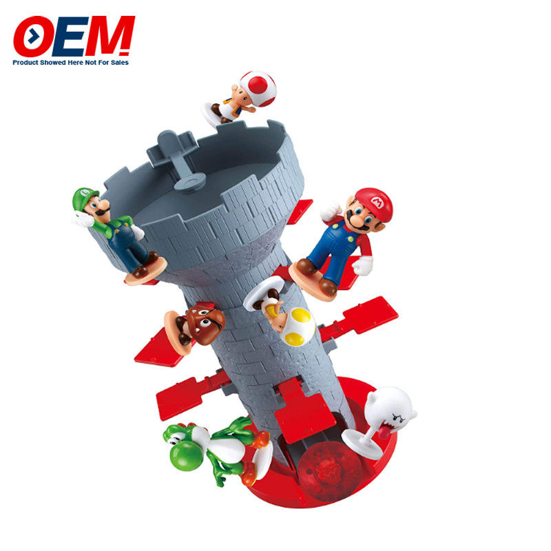 Spellen Tanden Super Mario Piranha Plant Escape Tabletop Action Game gemaakt voor 4+ met 2 verzamelbare Super Mario Action Figures