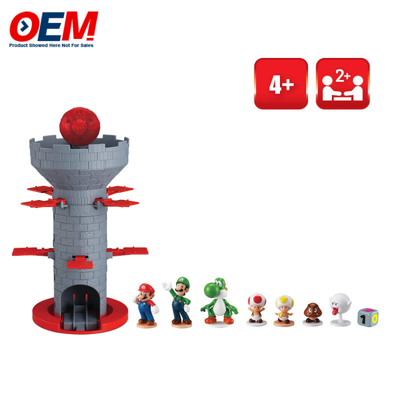 Spellen Tanden Super Mario Piranha Plant Escape Tabletop Action Game gemaakt voor 4+ met 2 verzamelbare Super Mario Action Figures
