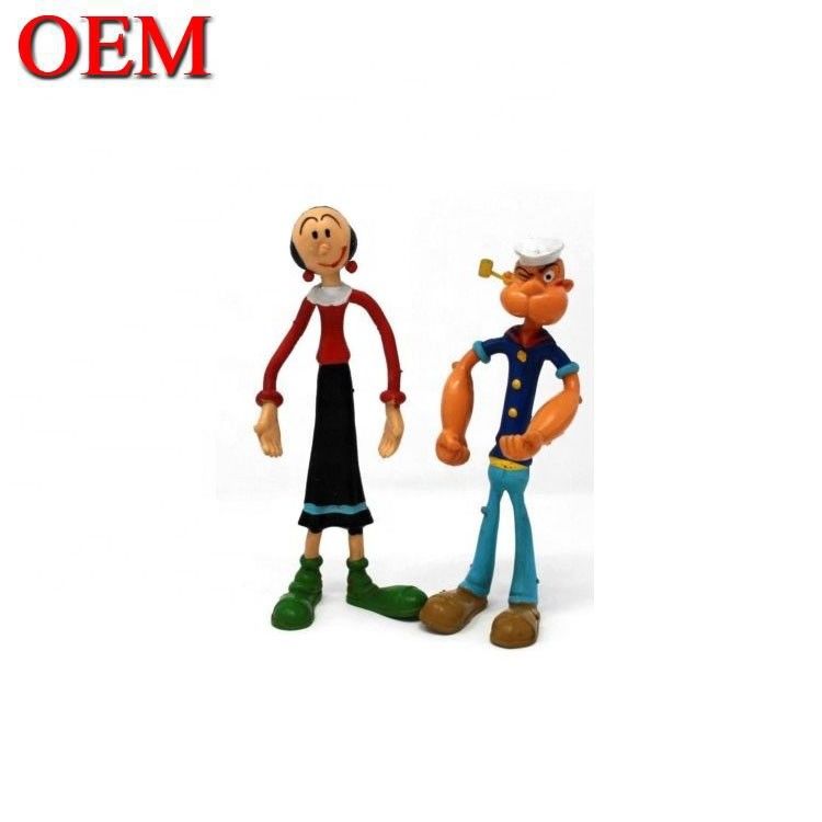 Fabriek maken aangepast buigbaar figuur Cartoon Buigbaar speelgoed personage aangepast Cartoon Militair MODEL speelgoed