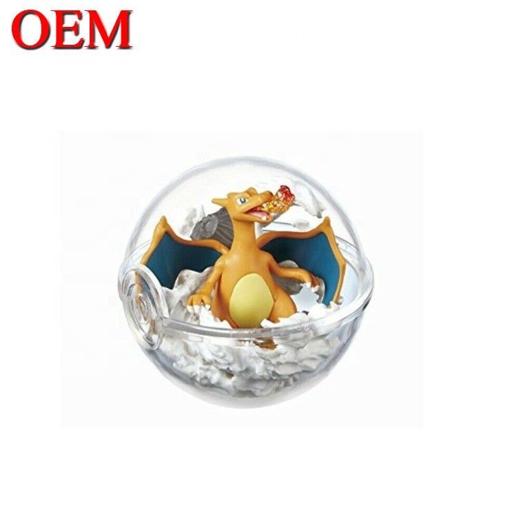 Op maat gemaakt Mini Cartoon Character Capsule Figuur Egg Plastic Cute Toy Made PVC Toy Capsule